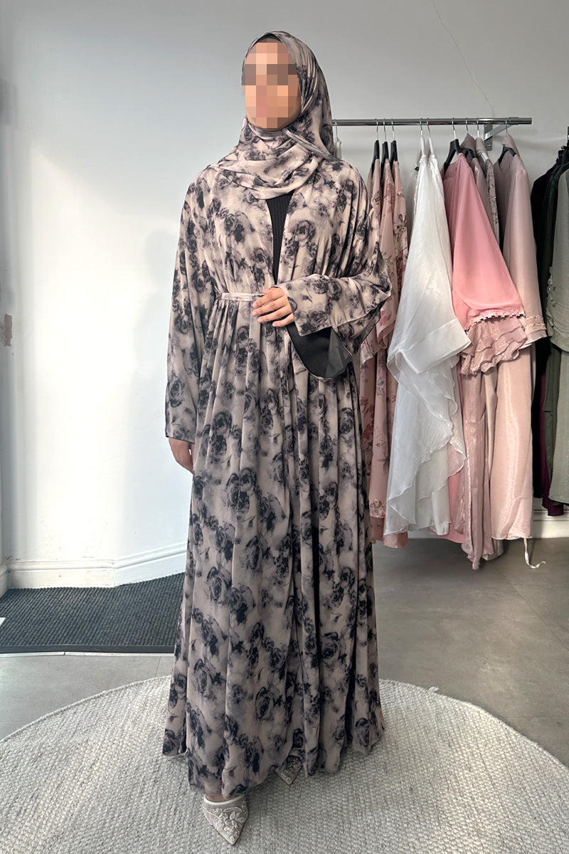 ROSE ABAYA SET BLACK
