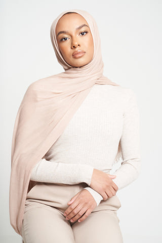 Premium Nude Maxi jersey Hijab