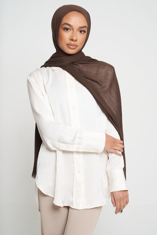 Taupe | Deluxe Crinkle Hijab