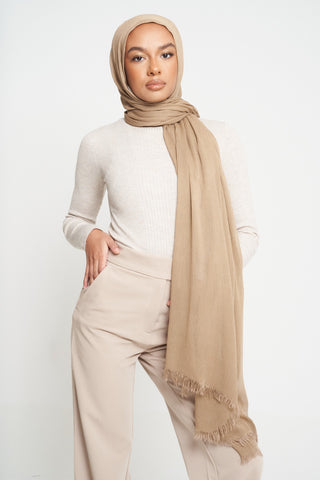 Brown | Deluxe Crinkle Hijab