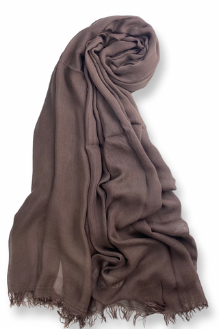 Brown | Deluxe Smooth Hijab