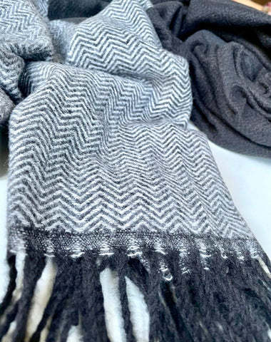 Iced Grey | Crochet Lace Hijab
