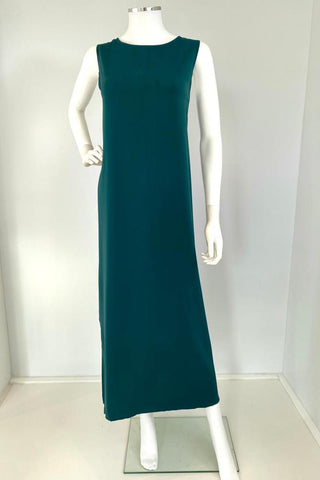 Midi Slip Dress - Emerald Green