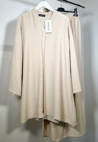 Button SHIRT COORD BEIGE