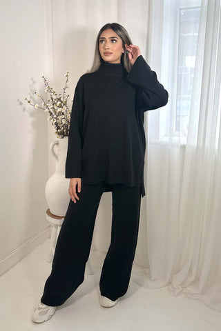 Knit Midi Black