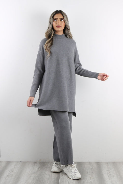 CYRA KNIT COORD GREY