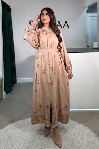 MARIA SHIMMER ABAYA MINT