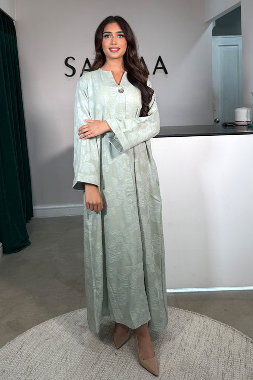 HANI GOLD BUTTON MAXI MINT