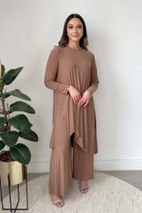 IVY SLIT CO-ORD MOCHA