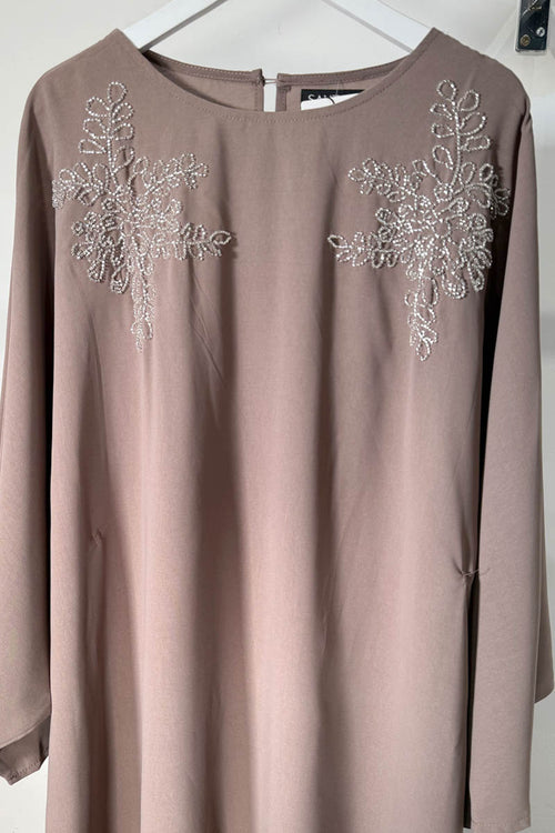 MYRA KAFTAN DUSTY COCOA