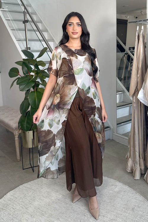 LINA SPLIT COORD BROWN