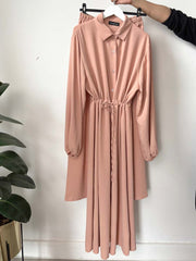 LIYAH DRAWSTRING CO-ORD PINK