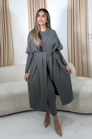 BUTTERFLY KAFTAN GREY