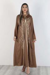 MONA EMBROIDERY MAXI BRONZE