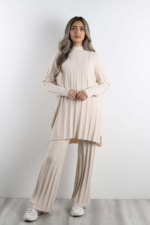 ELAYA KNIT COORD IVORY