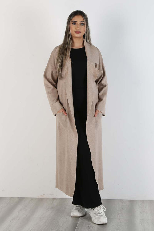 TRENCH CARDI STONE