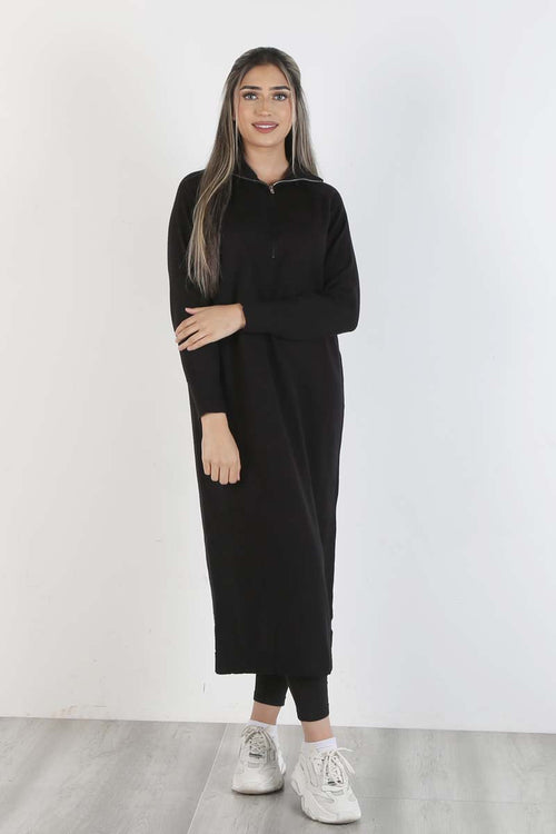 AZZA ZIP MIDI BLACK