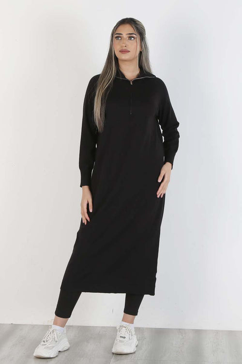 AZZA ZIP MIDI BLACK