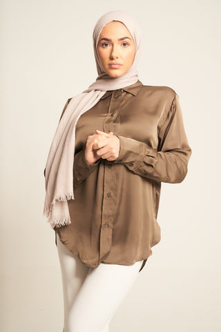 Pale Blush | Luxury Cotton Modal Hijab