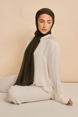 Dark Olive | Premium Soft Touch Hijab