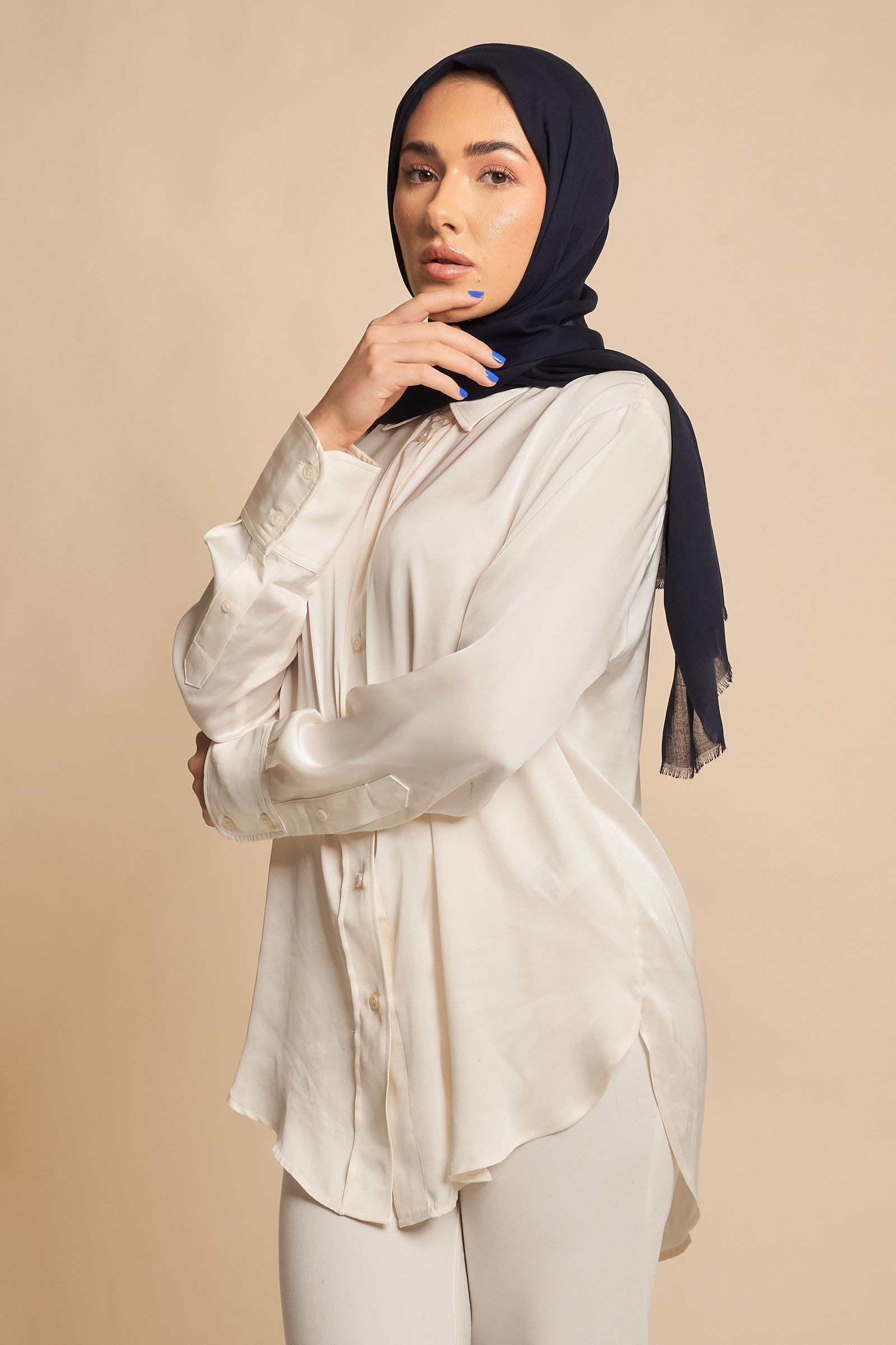 Midnight Blue | Premium Soft Touch Hijab