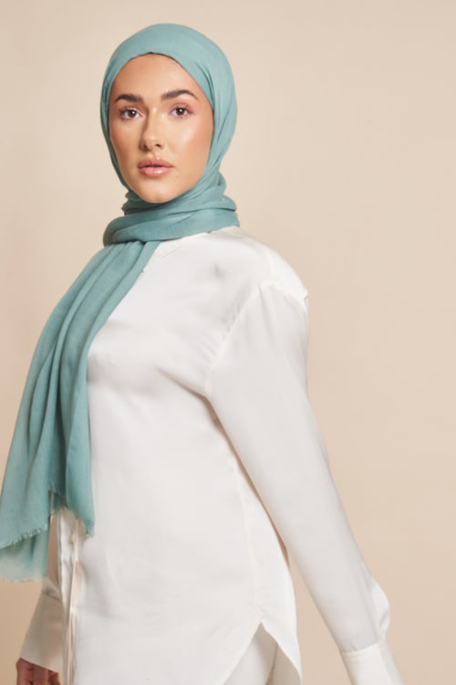 Sea Green I Premium Soft Touch Hijab