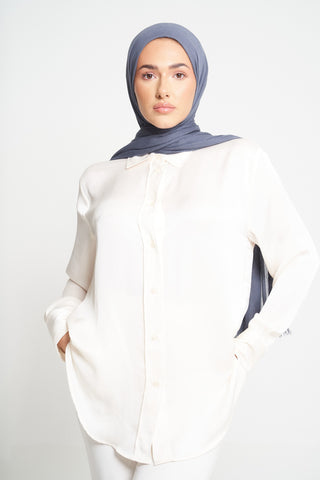 Navy | Deluxe Crinkle Hijab