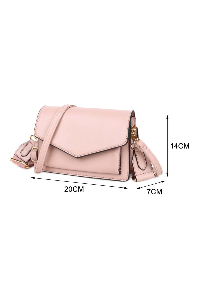 Pink Faux Clutch Bag