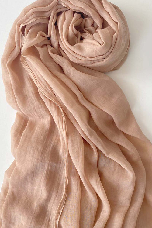 French Rose Cotton Mix Hijab