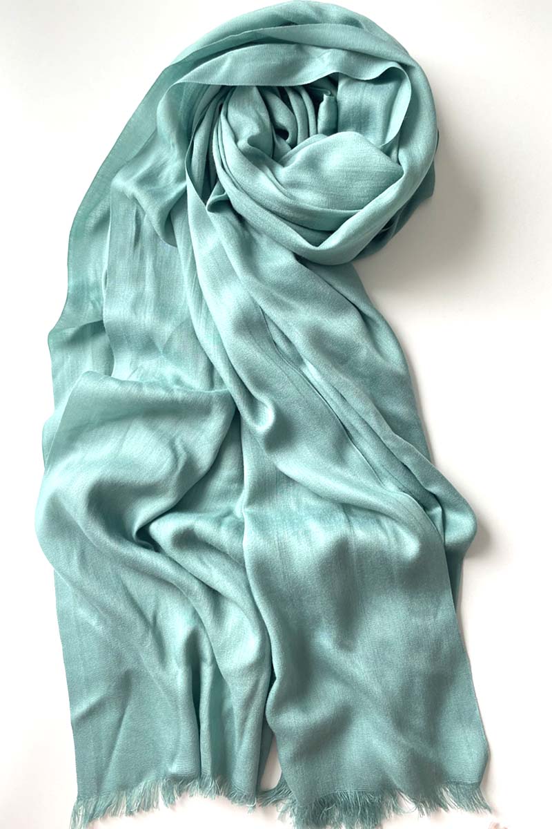 Mint Green Polished Cotton