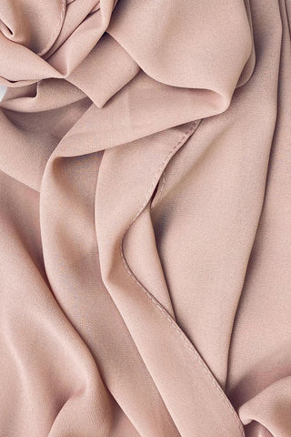 Crinkle Silk-Satin Touch Hijab | Antique Gold