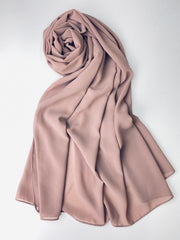 Dusky Pink- Chiffon Hijab