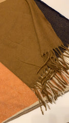 Peru Burnt Orange Blanket Scarf