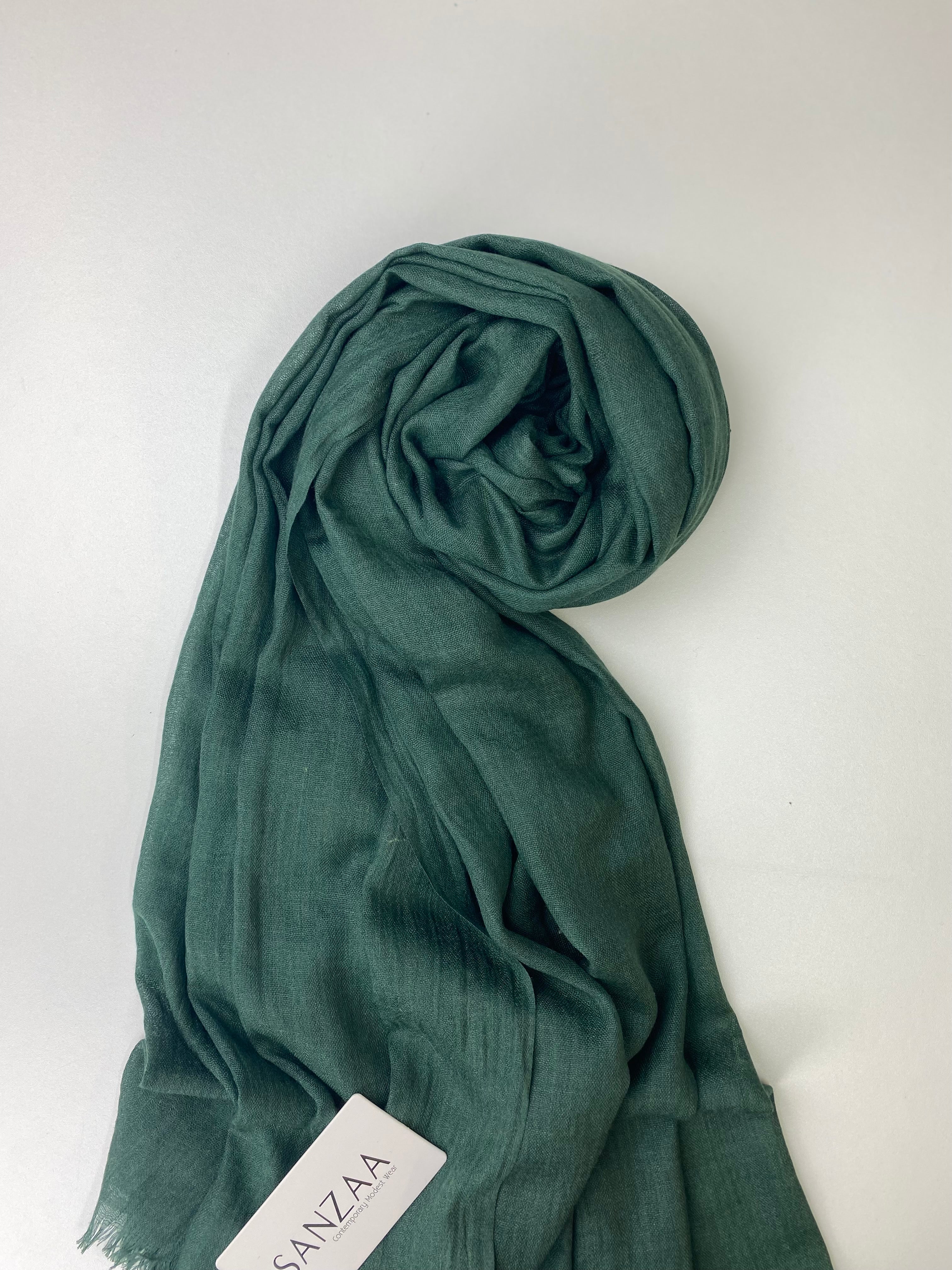 Emerald Green | Luxury Cotton Modal Hijab