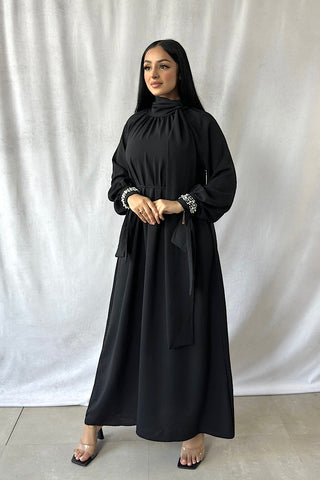 RIA Knit Maxi Dress Black