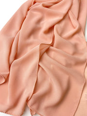 Light Coral- Chiffon Hijab