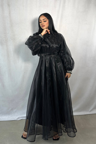 RIA Knit Maxi Dress Black