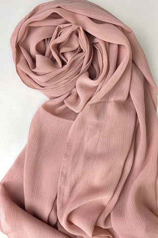 Dusky Pink- Chiffon Hijab
