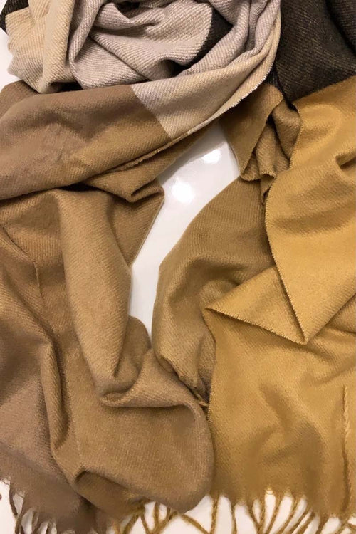 Peru Brown Blanket Scarf