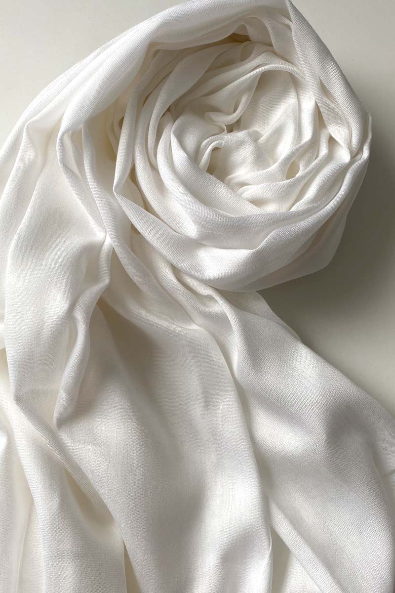 Pillow White Polished Cotton