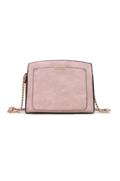 Leather Look Cross body bag Pink